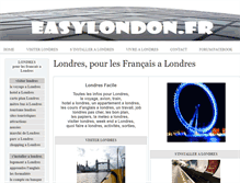 Tablet Screenshot of easylondon.fr
